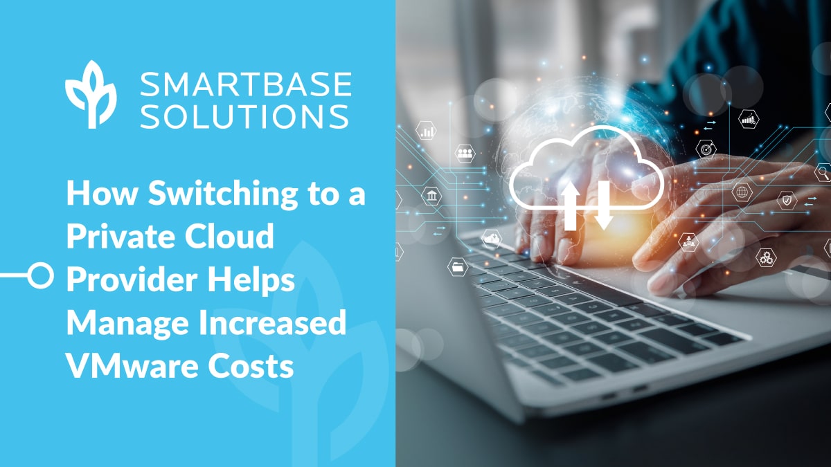 Smartbase Solutions Featured Image Private Cloud Over A Laptop